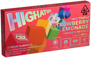Highatus Powered by Cannabiotix - Strawberry Lemonade Sour Gummies